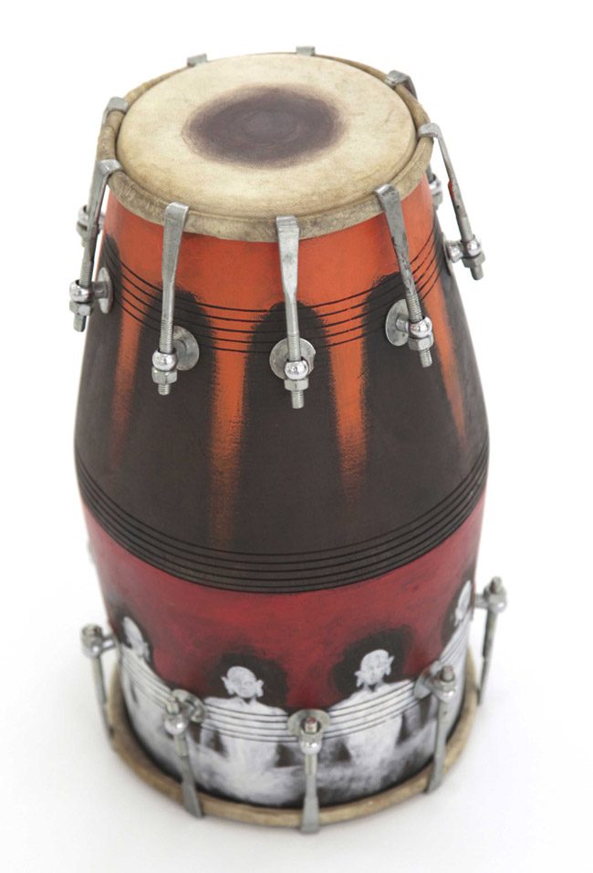 Painted instrument by Amit Dutt