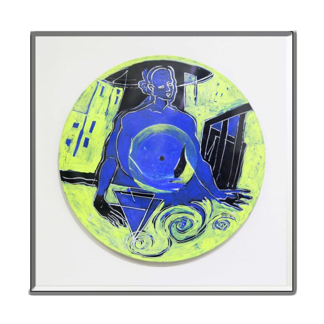 Painted plate by Amit Dutt